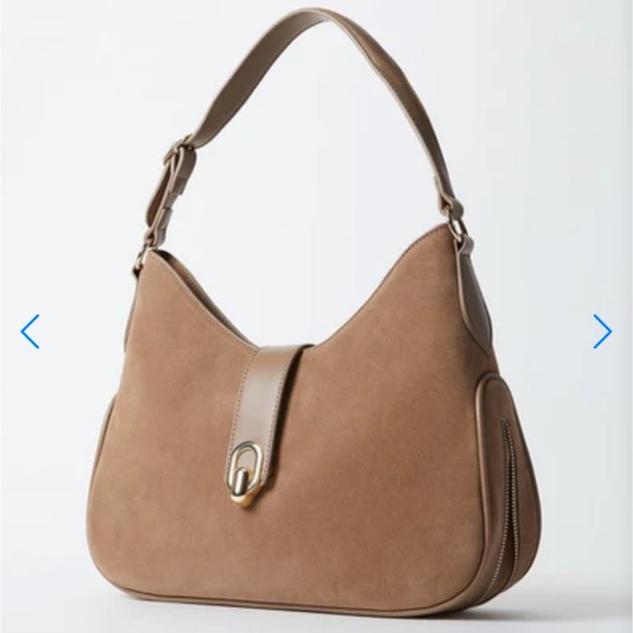 Shoe Dazzle Elegant Brown Shoulder Bag - Picture 3 of 6